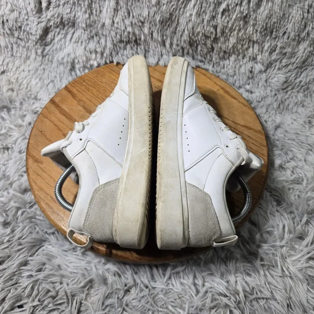 adidas White Leather Casual Sneakers 